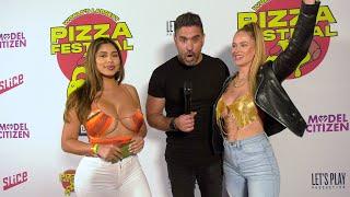 Mia Francis Kayla Bailey Interview Worlds Largest Pizza Festival Red Carpet