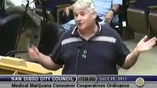 SD City Council on Medical Marijuana Ordinance - James Stacy Public Comment