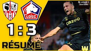 Ajaccio vs Lille OSC 1-3  Résumé Ligue 1 Uber Eats 2022 Highlights