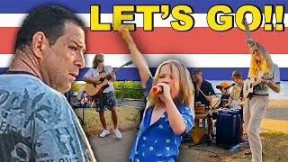 Family Band Takes To The Streets of Costa Rica
