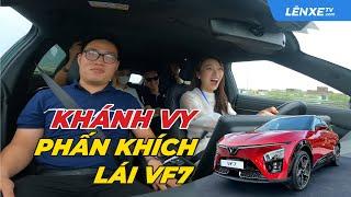 Idol Khánh Vy phấn khích lái VinFast VF7