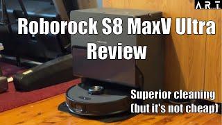 Roborock S8 MaxV Ultra Robot Vacuum Cleaner Review Superior cleaning