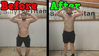 Burpees Every Day for 30 Days Weight Loss Time Lapse