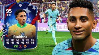 95 Path To Glory Objective Raphinha is super SILKY  FC 24 Player Review