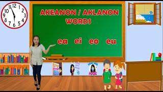 AKLANONAKEANON WORDS  PART I