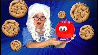 Granny McDonalds Cookie Jar Counting Chocolate Chip Cookies