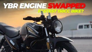 YBR 125G into 160cc Engine Swap  FULL  REVIEW  @ybg4767