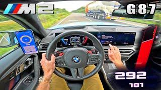 BMW M2 G87 pushed to its LIMIT on AUTOBAHN