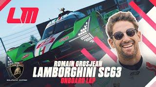 Romain Grosjean first impressions of the Lamborghini SC63 Hypercar