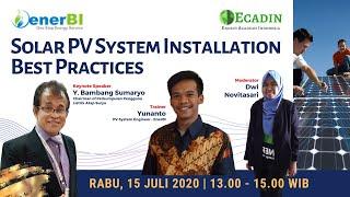 LIVE Solar PV System Installation Best Practices