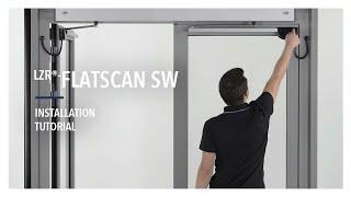 Tutorial LZR-FLATSCAN SW - Safety sensor for swing doors tuto