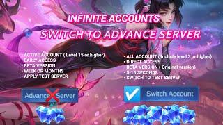 create advance server account in mlbb  how to access advance server in mobile legends 2024