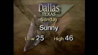 Weather Channel Business Travel Forecast - 1992