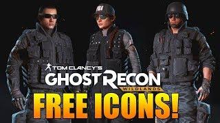 FREE SWAT RAINBOW SIX SIEGE ICONS ASH THERMITE & PULSE  Ghost Recon Wildlands