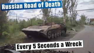Vehicle Graveyard Avdiivka Ukraine