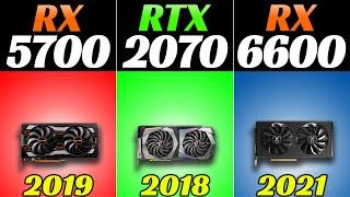 RX 5700 vs. RTX 2070 vs. RX 6600  1080p and 1440p Gaming Benchmarks