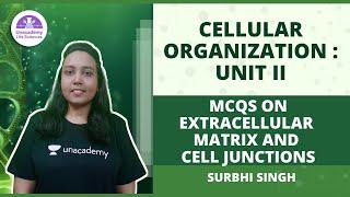 MCQs on Extracellular Matrix and Cell Junctions - Cellular Organization II  CSIR NET  2021