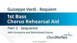 Verdis Requiem Part 2 - Sequence - 1st Bass Chorus Rehearsal Aid