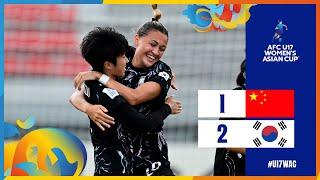 Full Match  AFC U17 Womens Asian Cup Indonesia 2024™  3rd4th Place  China PR vs Korea Republic