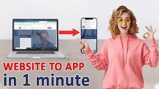 website to APK  How to convert any website into Android APK for free  Web to APK without coding