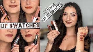BEST DRUGSTORE BROWN Lipsticks + Liquid Lipsticks  Lip Swatches + Review