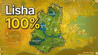 Lisha 100% exploration guide