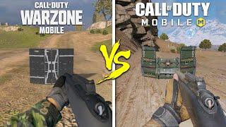 Warzone Mobile Vs Call Of Duty Mobile - BattleRoyale Comparison  WZM Vs CODM