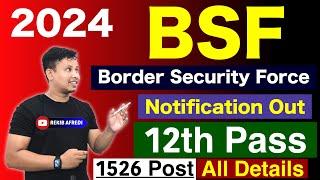 BSF New Vacancy 2024 Out   BSF HC and ASI Recruitment 2024  CAPF HC and ASI Recruitment 2024