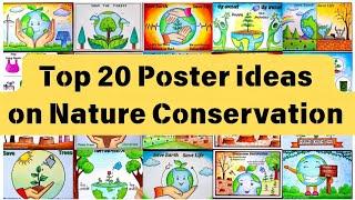 World Nature Conservation Day Drawing ideas Nature Conservation Poster idea Save Earth Save Nature