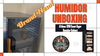 Brand New Humidor 1200 Cigar Afidano Humidor Cabinet Unboxing