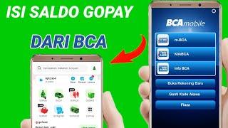 Cara Isi Saldo Gopay Lewat BCA mobile - Top Up Gopay