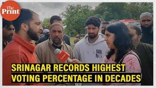 Chance to reclaim whats lost’ Srinagar records 36% voter turnout