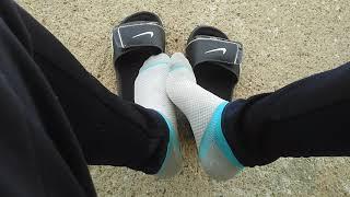 Male Slides And Socks