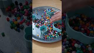amazingly beautiful beads #youtube#shortsvideo #marble #beads#balloons #marblerun #satisfying
