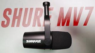 Shure MV7 USBXLR Mic Review  Test Compared to SM7b Podmic Q2u SM58