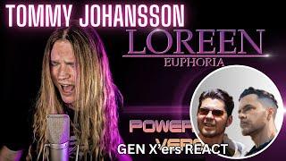 GEN Xers REACT  TOMMY JOHANSSON  EUPHORIA Loreen