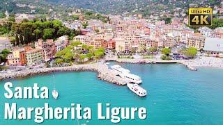 Santa Margherita Ligure  Italy walking tour in 4k - Near Portofino