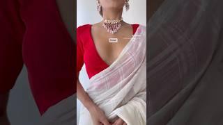 How to pair your jewellery with different necklines 🫰#indianjewellery #traditionaljewellery