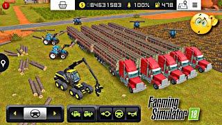 How To Tree Cutting & Wood Loading In Farming Simulator 18  Tree Cutting & Wood Loading In Fs 18
