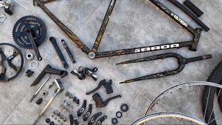 ASMR Vintage mountain bike restoration  #asmr #bikerestoration #vintagebike