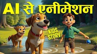 Create free animation story with ChatGpt and free Ai tools Hindi tutorial  Ai Journey Hindi