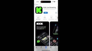 How to install Kick Live Streaming app on iPhone?