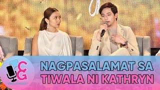 Hawak Kamay Alden nagpasalamat sa tiwalang binigay ni Kathryn sa kanya  Chika at Ganap