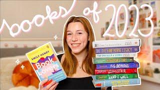 rating the books i read in 2023 + my 2024 tbr 