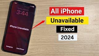 iPhone unavailable Lock Screen XXRXS1112131415 Fixed  iPhone unavailable Fix 2024.