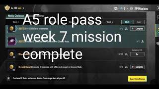 A5 week 7 mission pubg week 7 missions explained a5 video all mission