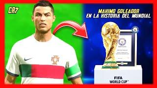 CONVERTI A CR7 EN EL GOLEADOR HISTORICO DE LA COPA DEL MUNDO  FIFA 23