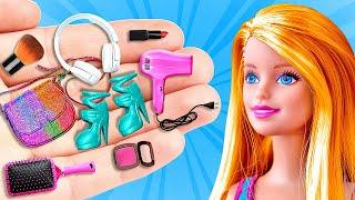 Coolest Doll Hacks DIY Accessories And Mini Clothes For Dolls