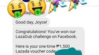 1500 Lazada voucher  Thank you Lazada #lazadaph