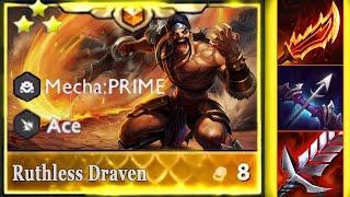  Undefeated Ruthless Draven  3 Supers 5 Mecha Prime Draven ⭐⭐⭐ 3 Star ft. Jax 3 Star  TFT SET 8.5